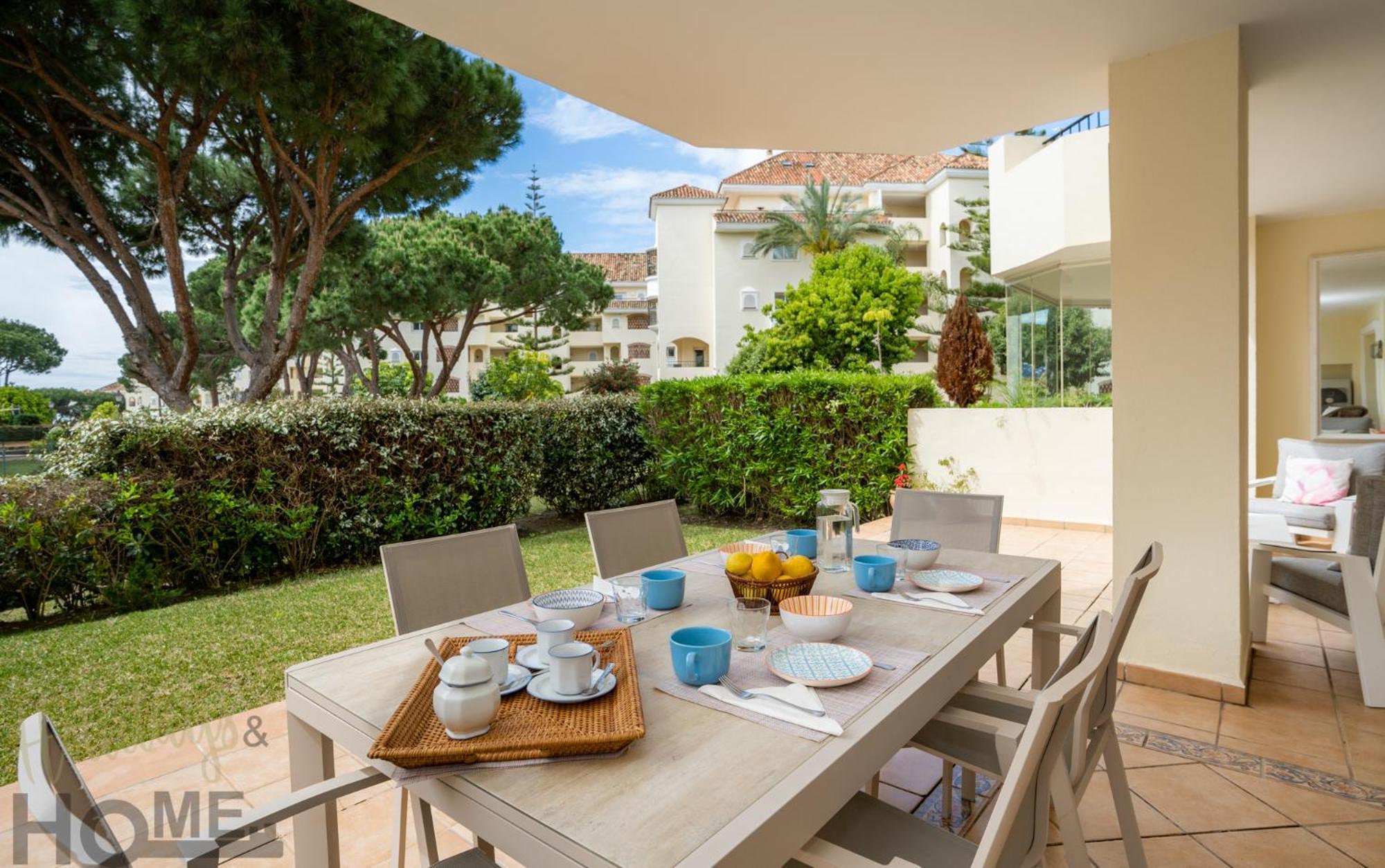 Appartamento Hacienda Playa Elviria 300 M Playa,Jardin , 2 Hab ,Marbella Esterno foto